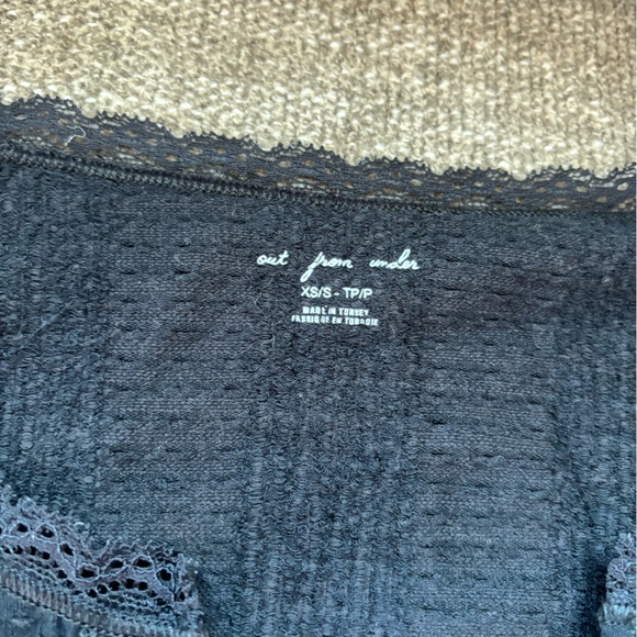 Urban outfitters out from under black long sleeve Eve top - Picture 3 of 3